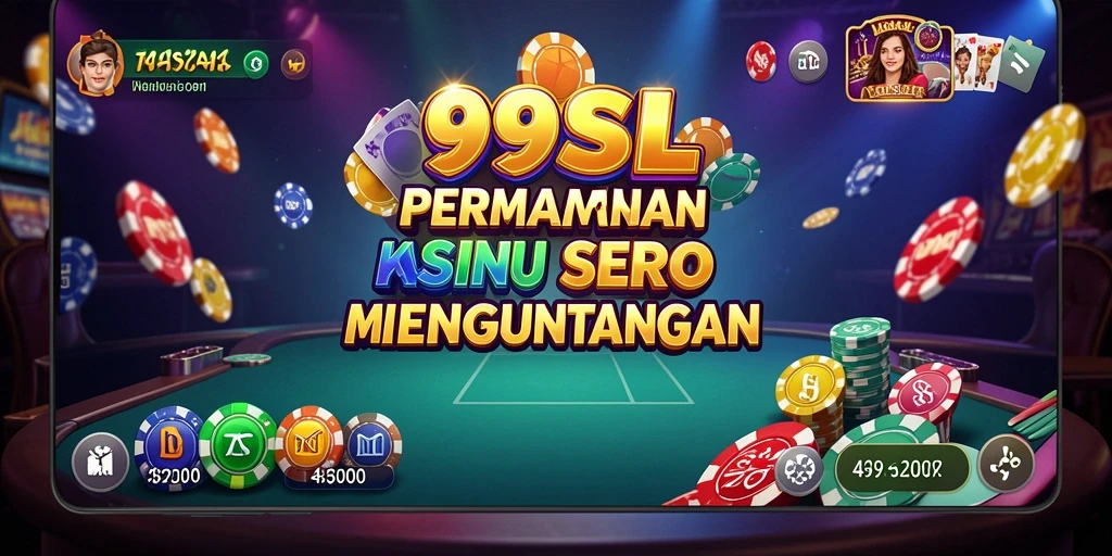 Screenshot gameplay 99SL menampilkan slot dan meja permainan kasino.