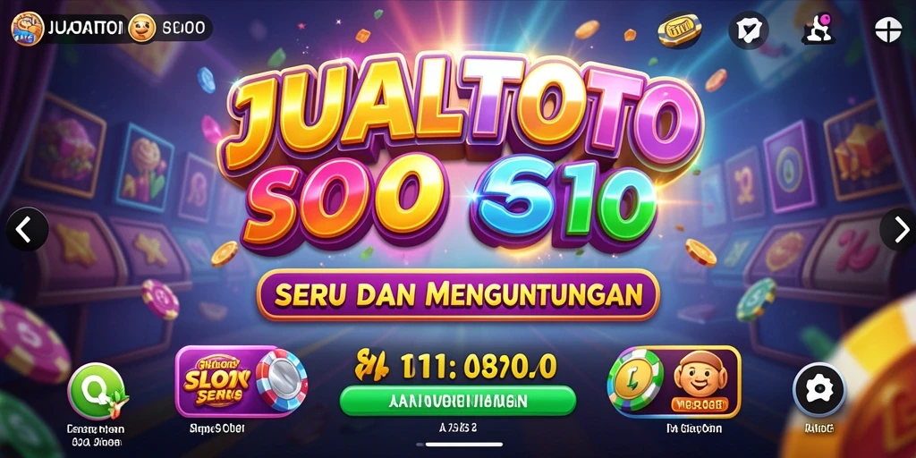 Screenshot gameplay JUALTOTO menampilkan keseruan putaran slot.