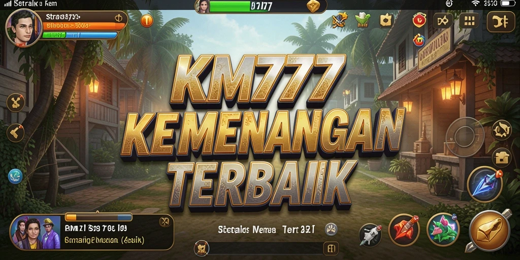 Screenshot utama KM777 menampilkan aksi pertempuran taktis yang menegangkan.