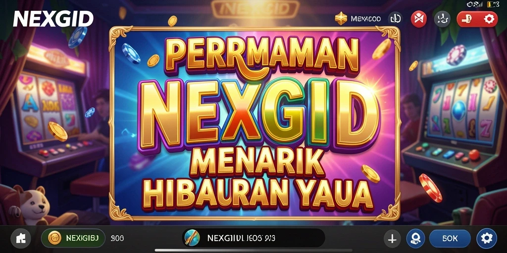 Screenshot gameplay NEXGID menampilkan suasana permainan slot yang seru.