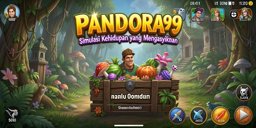 Tampilan gameplay PANDORA99 yang interaktif dan mendalam.