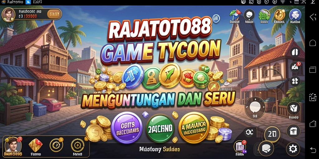 Gameplay seru membangun kerajaan bisnis dalam RAJATOTO88.