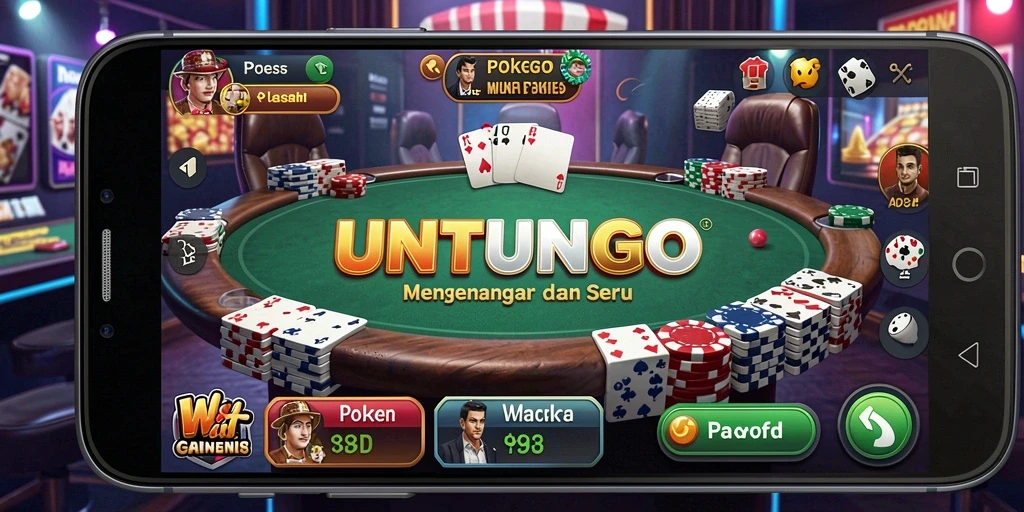 Tangkap momen seru saat bermain poker di UNTUNGGO.